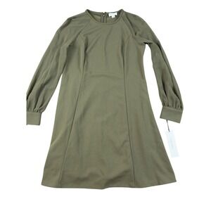 NWT Calvin Klein A-Line Long Sleeve Dress Modest Autumn Winter Wedding Guest
